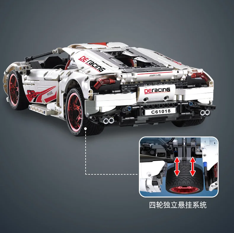 DHL 20086 Technic Машинки Игрушки RC автомобиль Lamborghinis Huracan LP610 Супер гоночный автомобиль строительные блоки кирпичи детские игрушки подарок на день рождения