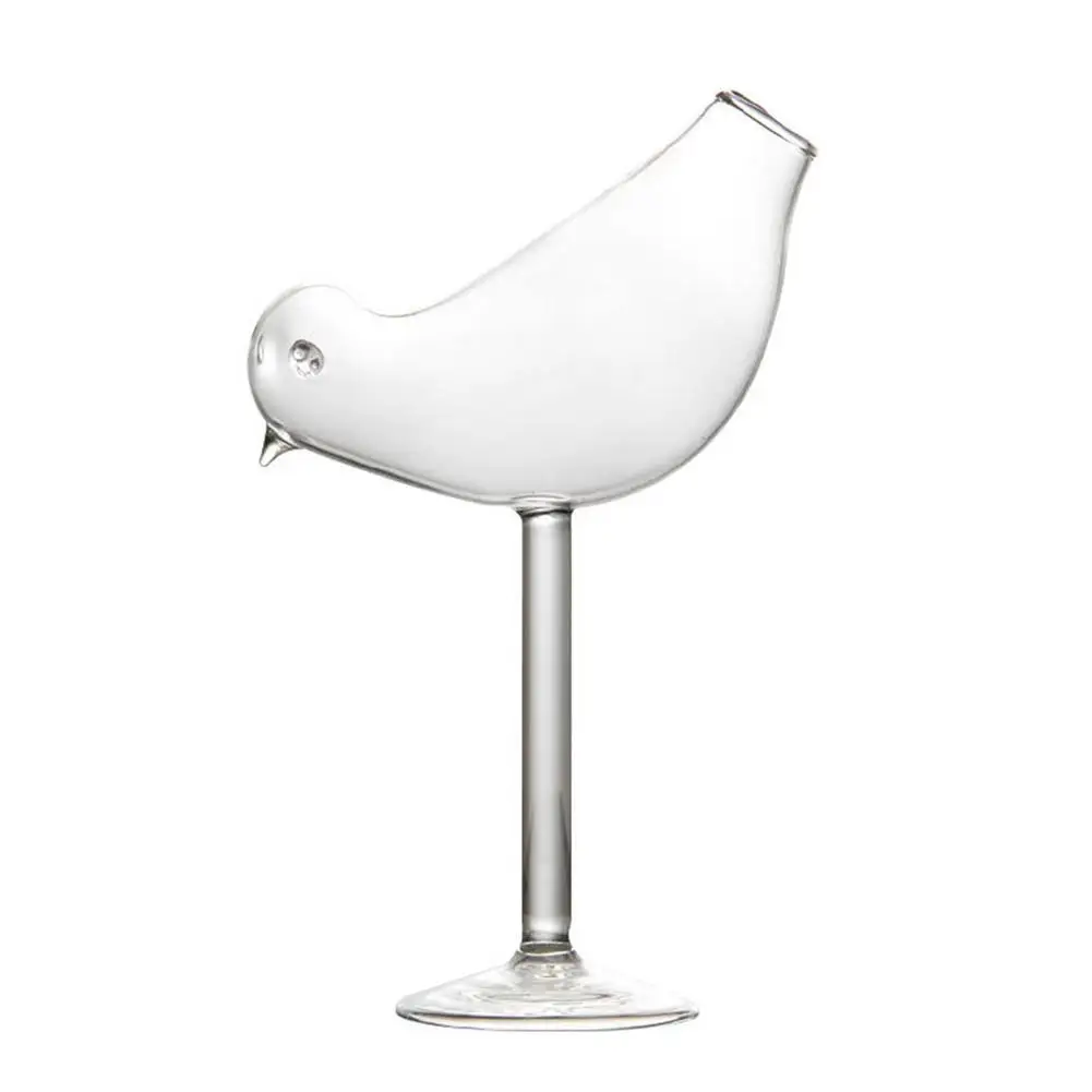 

Irregular Cocktail Glass Bird Design Wine Glass Molecule Smoked Wine Glass Personalized Glass Cocktail Glass Goblet Household