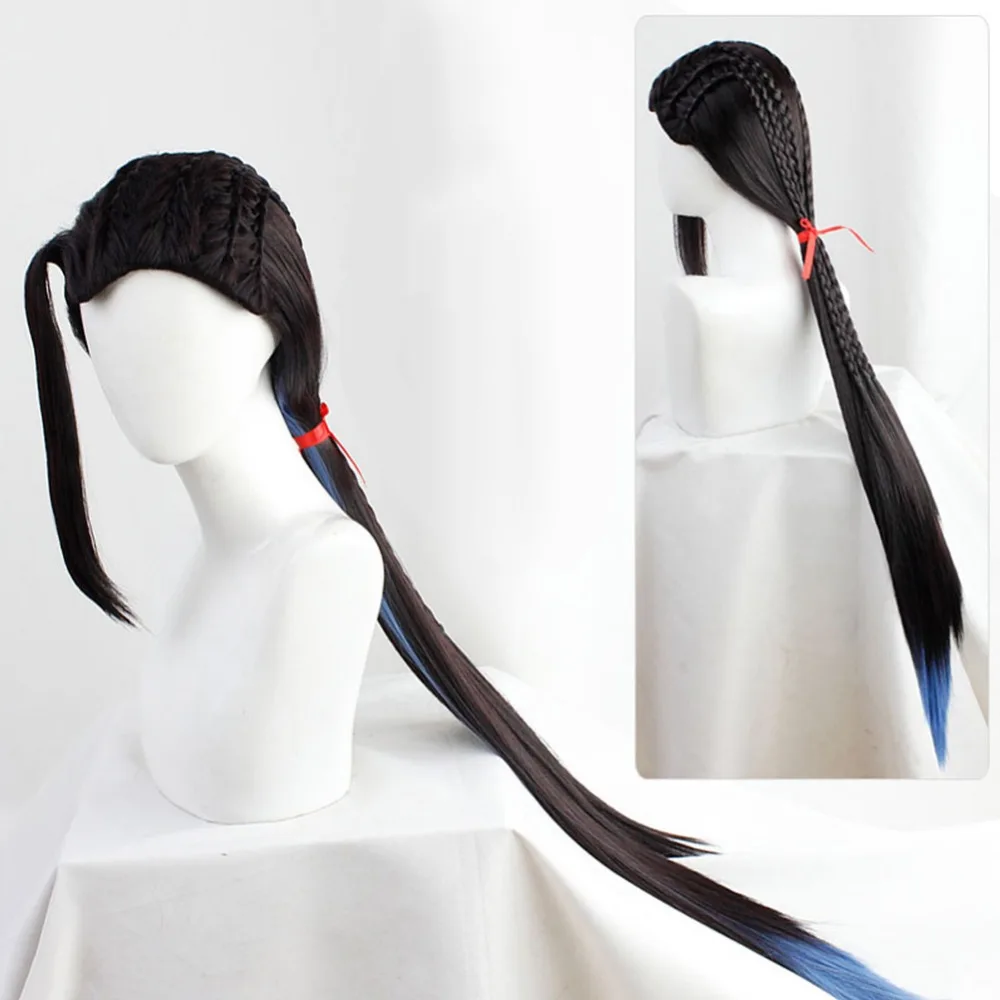 

Парик Джамиля для косплея из аниме «витая страна чудес», карнавальные парики на Хэллоуин, реквизит для косплея + бесплатная шапочка для пари...