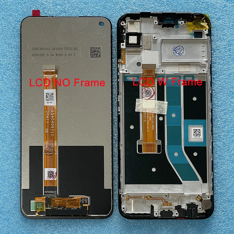 

6.5" Original For OPPO Realme 7i RMX2103 Display Screen Frame+Touch Panel Digitizer For Oppo Realme C17 RMX2101