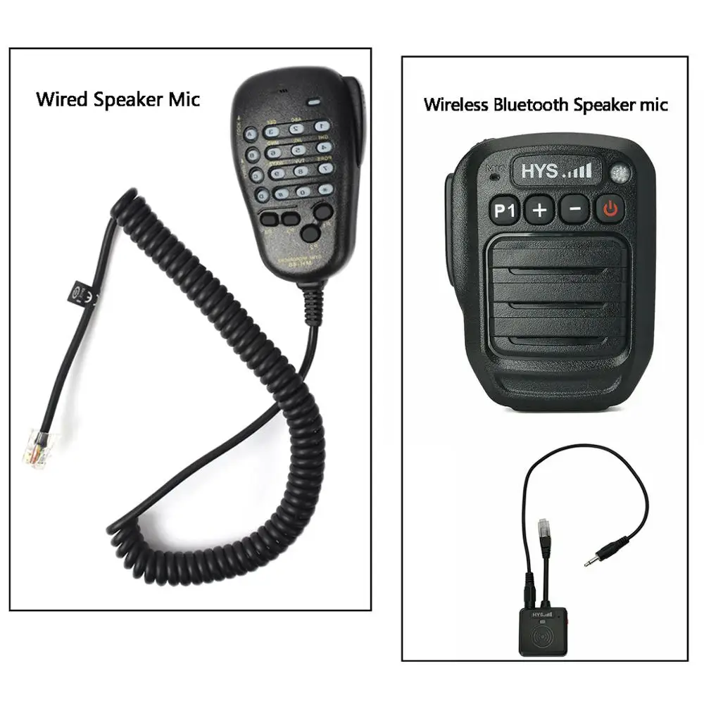 

Wireless Bluetooth Speaker Microphone With Wired Speaker Mic for Yaesu Mobile Radio FT-8800R FT-8900R FT-7900R FT-1807 FT-7800R