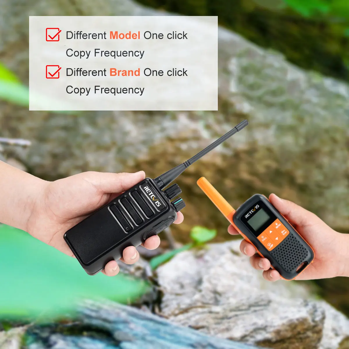 walkie talkie 2 pieces retevis walkie talkies pmr 446 rb629 long range legal portable two way radio ht for hotel factory hunting free global shipping