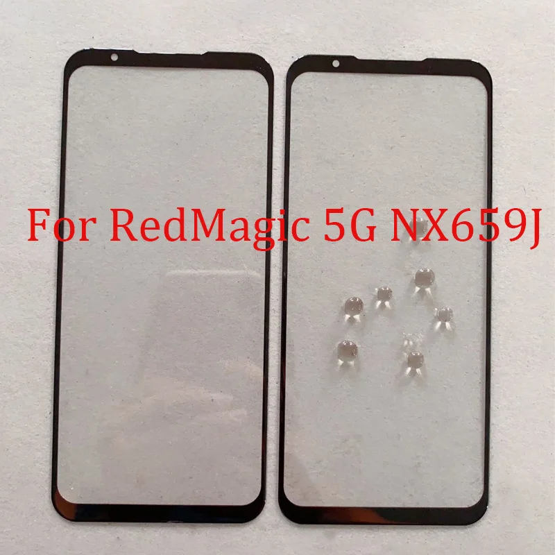 

Дигитайзер сенсорной панели для RedMagic 5g Game, красный, волшебный цвет, стеклянная панель сенсорного экрана x659j без гибкого кабеля
