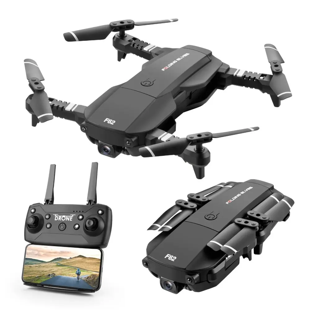 F62 2 4G wifi 0.3MP/4K 16MP HD широкоугольная камера Радиоуправляемый Дрон оптический Смарт