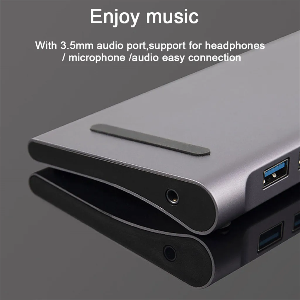 Type c концентратор HDMI адаптер USB type к 4K VGA 11 в 1 с DP|USB-хабы| |