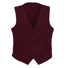 Terno masculino colete preto mancha negócio colete jaqueta cinza borgonha formal fino ajuste gilet homme coletes para grosmen homem casamento (3)