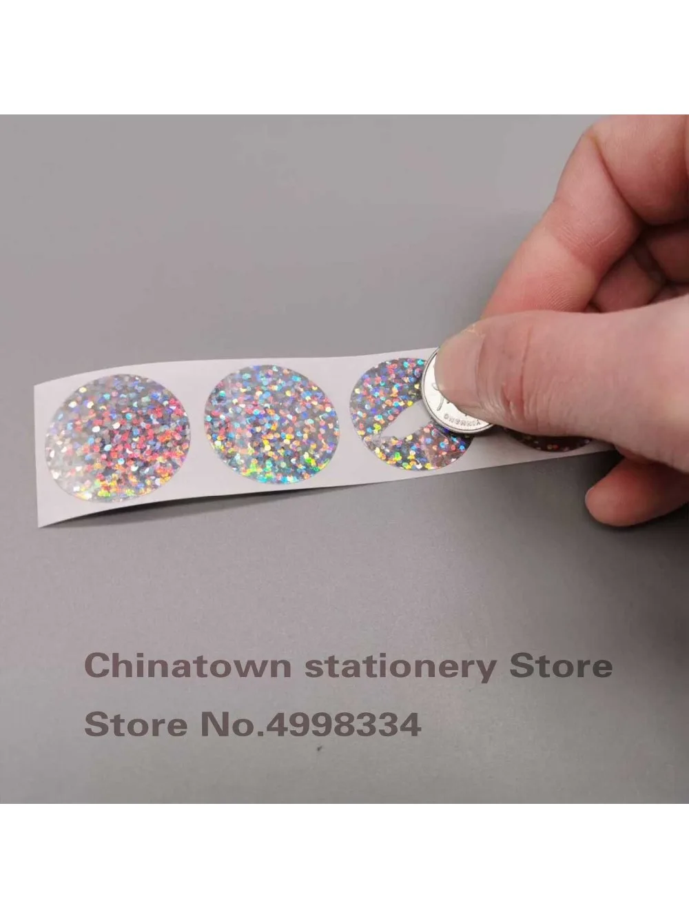 

300pcs 1"Inch Round Dot laser Scratch Off Stickers Heart Star 25*25mm Labels Tickets Promotional Games
