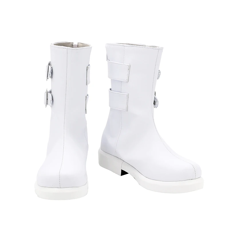 Anime Tokyo Revengers KEISUKE BAJI Cosplay Halloween Party Shoes Swastika Sano Manjiro White Short Boots For Adult Women Men |