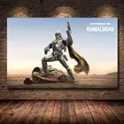 Disney's на тему Звездных войн, Мандалорское HD печати холст картины плакат Гостиная Спальня украшения картина без рамки Декор