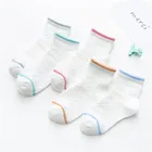 Носки хлопковые, ультратонкие, для мальчиков и девочек, весна-лето, 5 парЛот, CN