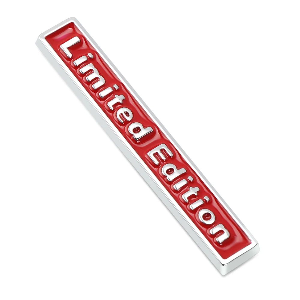 Автомобильная 3D наклейка черная/красная ограниченная серия для mazda 3 seat ibiza honda civic