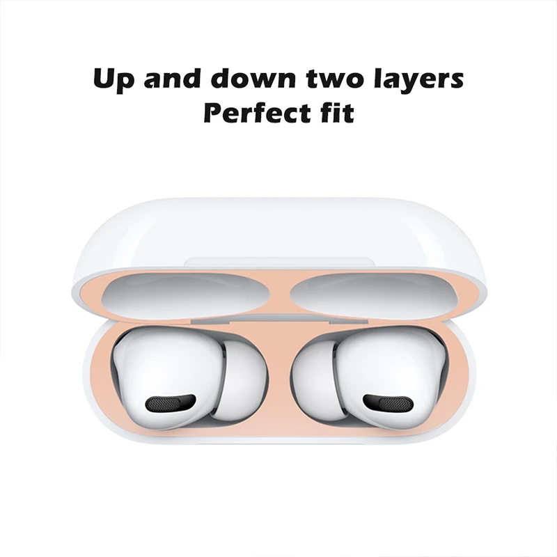 Защитная пленка от пыли для Airpods Pro защитный чехол металлический пылезащитный Air