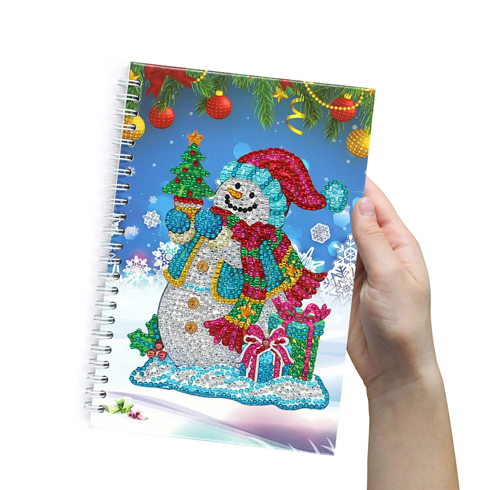 Прямая поставка 50 страниц алмазная живопись блокнот сделай сам Рождество