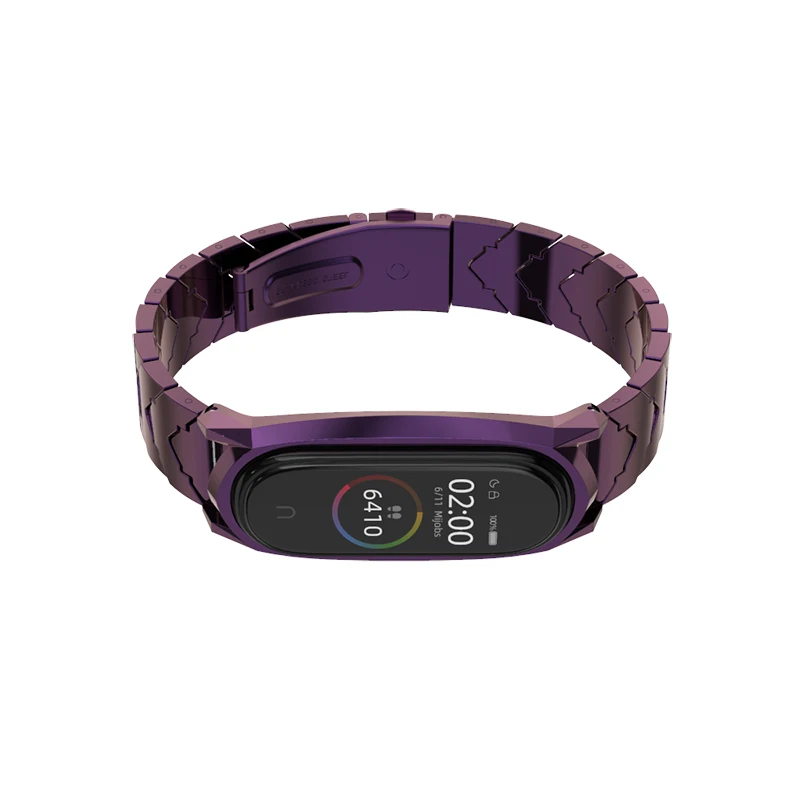 

Mi Band 6 5 Strap Metal for Xiaomi Mi Band 6 Watch Band Wristband Stainless Steel Bracelet for Amazfit Band 5 Straps Accessories