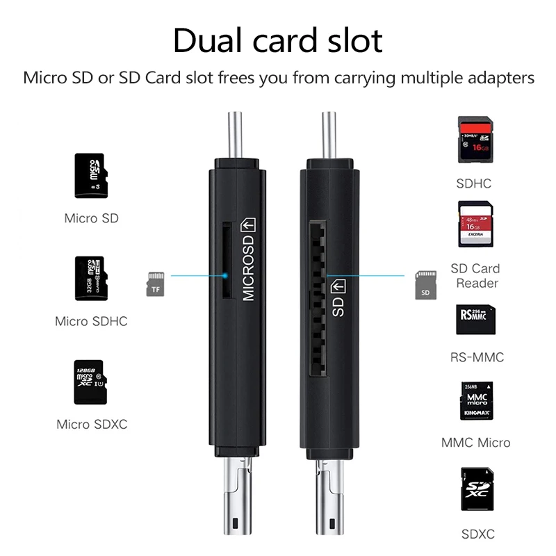 OTG Устройство чтения карт Micro SD USB 3 0 устройство 2 для адаптер флэш накопитель смарт