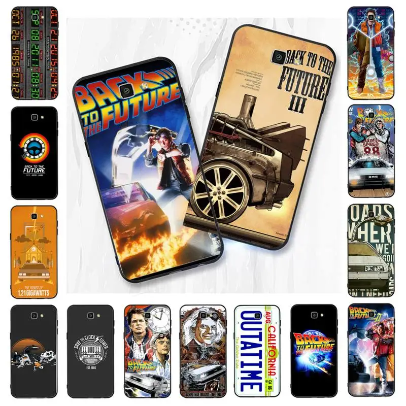 Maiyaca Назад в будущее DeLorean Time Machine чехол для телефона Samsung Galaxy J7 J6 J8 J4 J4Plus DUO J7NEO J2 J5 Prime