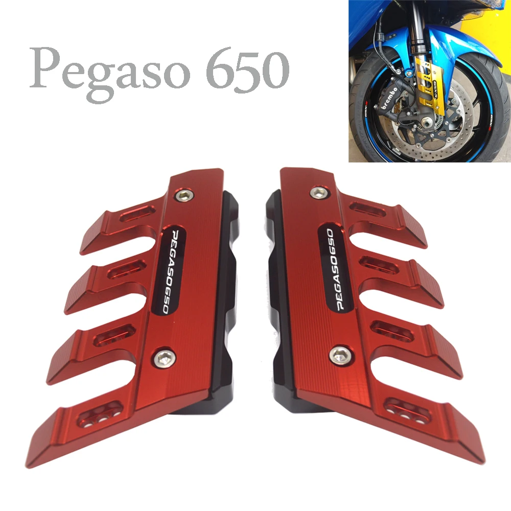 

FoR Aprilia Pegaso 650 Universal Motorcycle Mudguard Side Protection Mount Shock Absorber Front Fender Cover Anti-fall Slider