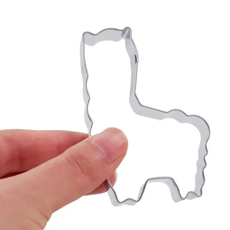 Альпака формочки для печенья Милая лама из нержавеющей стали животные формы