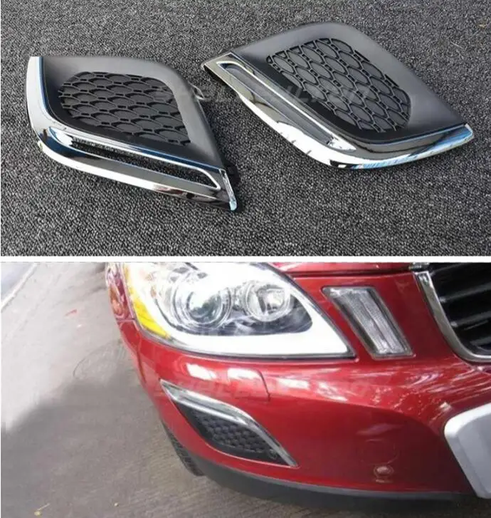 Сменная Крышка для переднего бамперсветильник противотуманной фары ABS Volvo XC60 2009