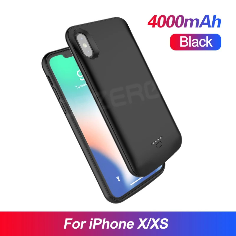 Зарядное устройство чехол для iPhone 5 5S SE 6 6S 7 8 Plus X XS XR XS MAX 11 Pro MAX Универсальное портативное зарядное устройство чехол - Цвет: 1 For X XS