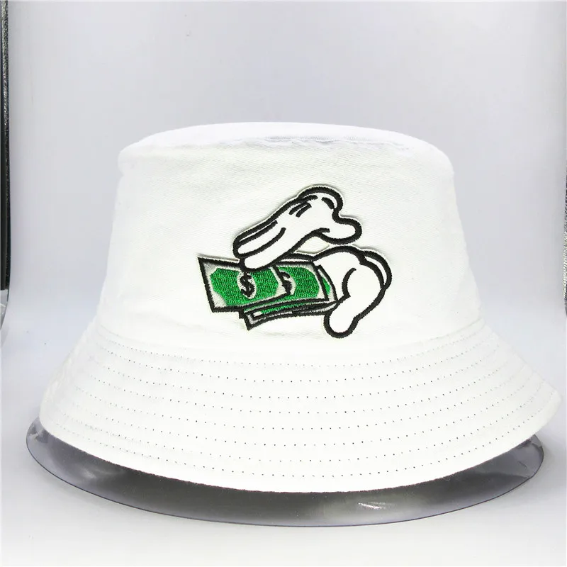 Панама из 2021 хлопка с ручной вышивкой шляпа рыбака уличная дорожная от солнца