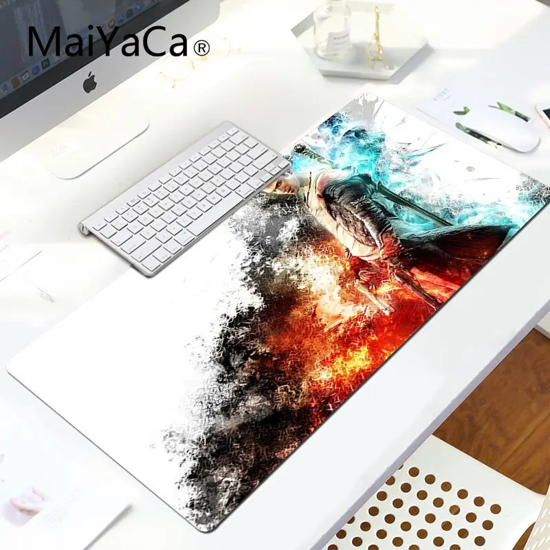 LockEdge 30X90cm MaiYaCa дизайн дьявол может плакать красивый коврик для мышки в стиле аниме ноутбук игровой шкафчик мыши коврик для мыши - Цвет: LockEdge 30X90cm