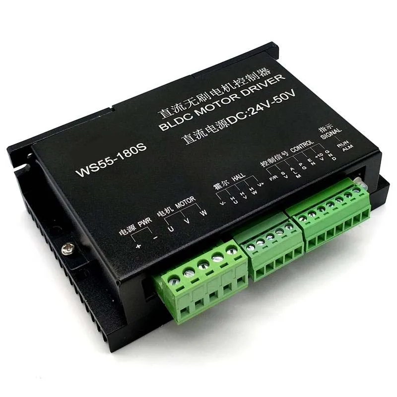 

Upgraded Version of Brushless DC Motor Drive Board Speed Governing Board Brushless Spindle Controller Ws55-180s