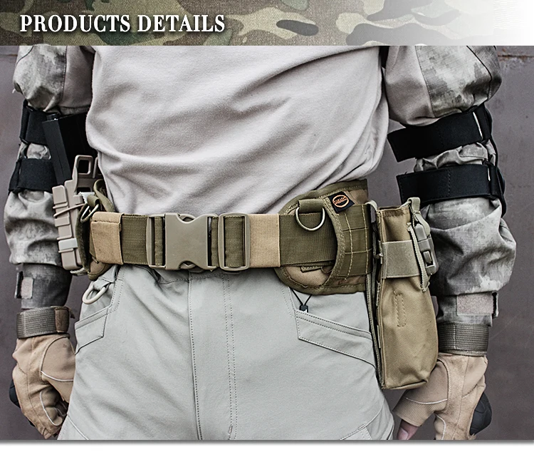 Страйкбол военный нейлон Molle поясной боевой пояс армейские тактические пояса Wargame CS оборудование универсальные аксессуары для охоты