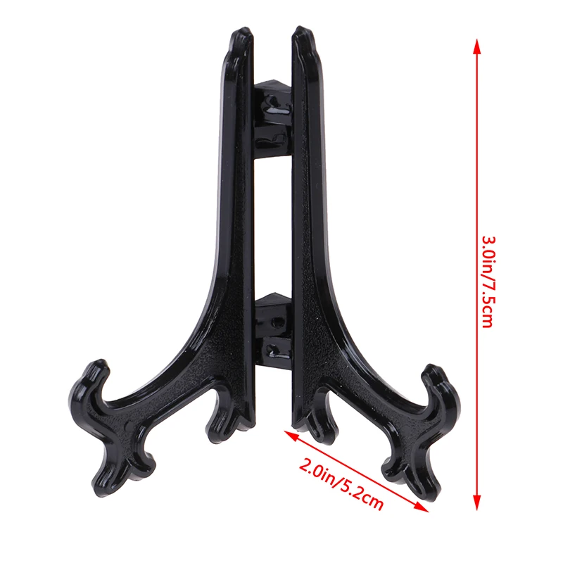 

1 Pcs 3inch Plastic Foldable Easels Plate Holders Picture Frames Photo Book Pedestal Holder Portable Display Stand Stander