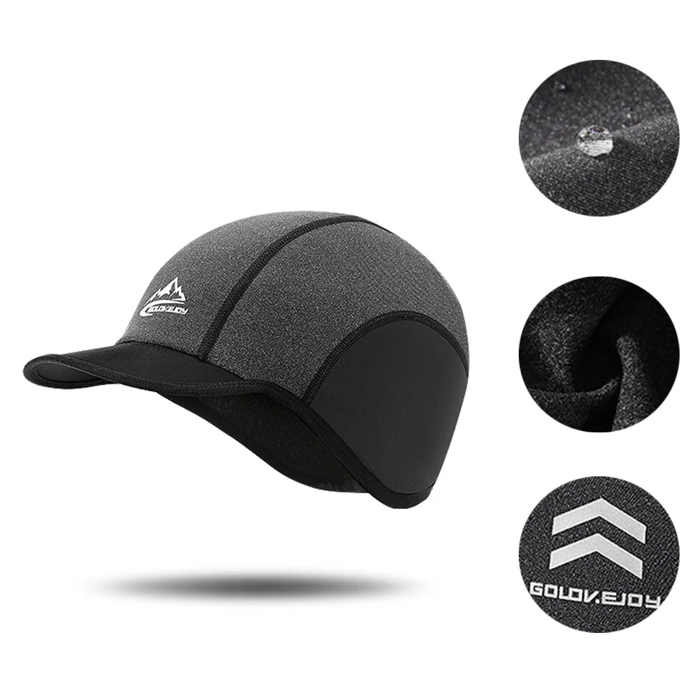

Waterproof Cycling Cap Daily Wear Windproof Mountain Climbing Hat Winter Warm Running Bike Hat Adjustable Cap