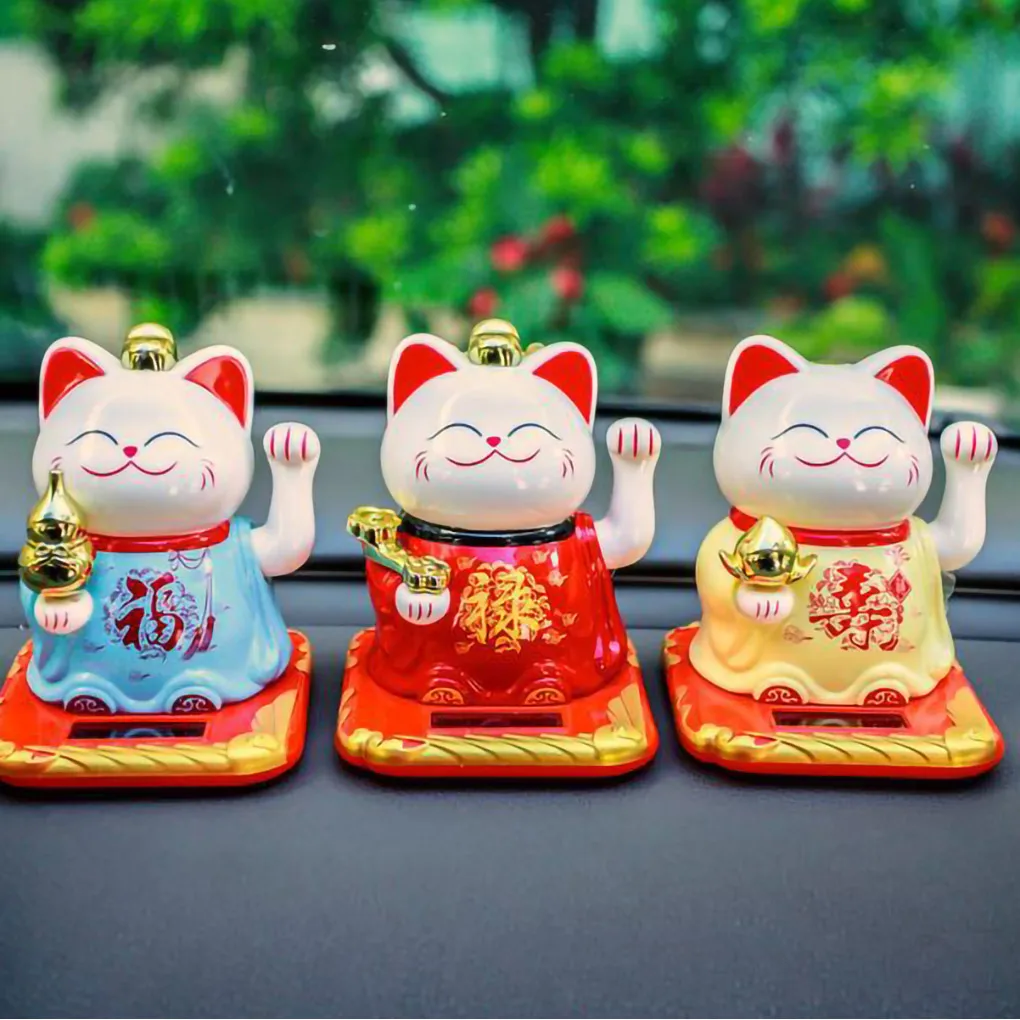 

Украшение в виде животного, украшение на солнечной энергии, пластиковая кукла, украшение для дома, офиса, автомобиля, аксессуары