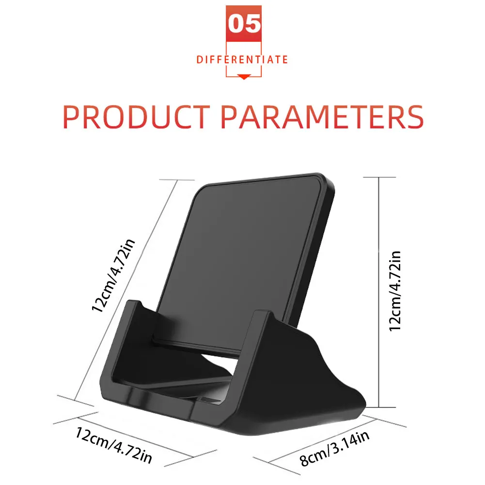 

15W Wireless Charger Stand For Samsung S20 Note 20 Ultra Wireless Charging Induction Charger Pad For IPhone LG Huawei Xiaomi