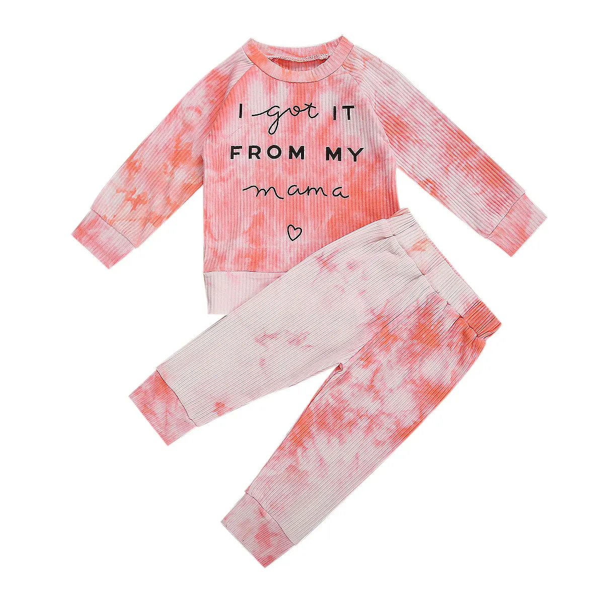 Осенне зимние хлопковые Пижамные комплекты для маленьких мальчиков и девочек