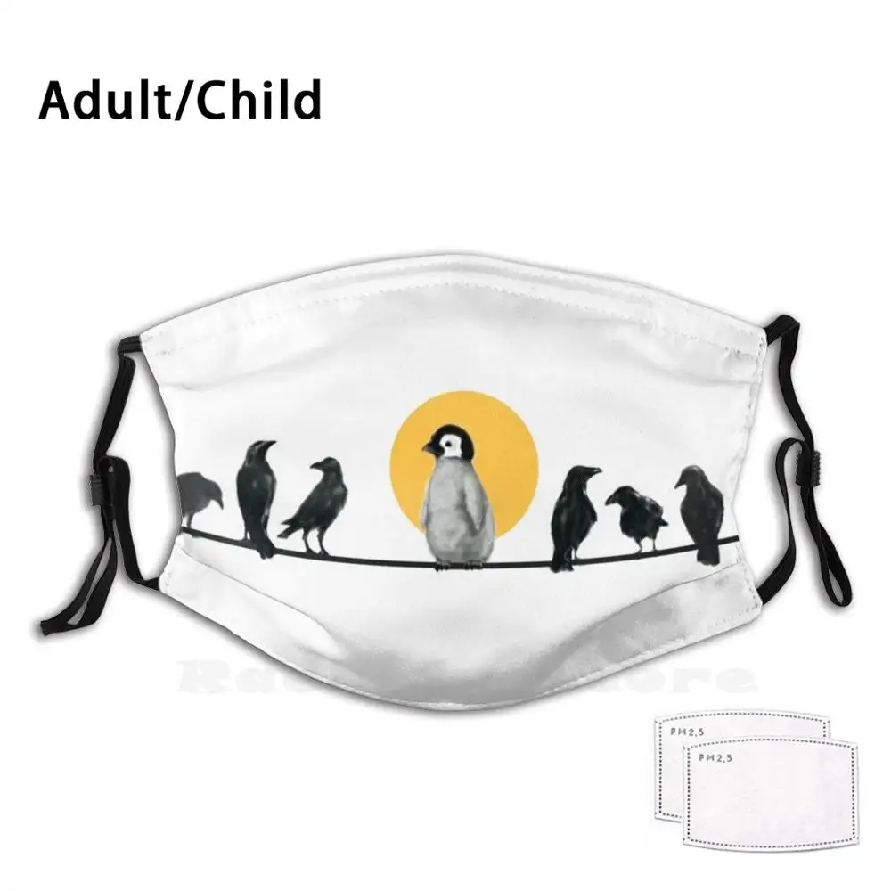 Будьте себе-пэнкин и ворона для взрослых детей Пылезащитный фильтр самодельная