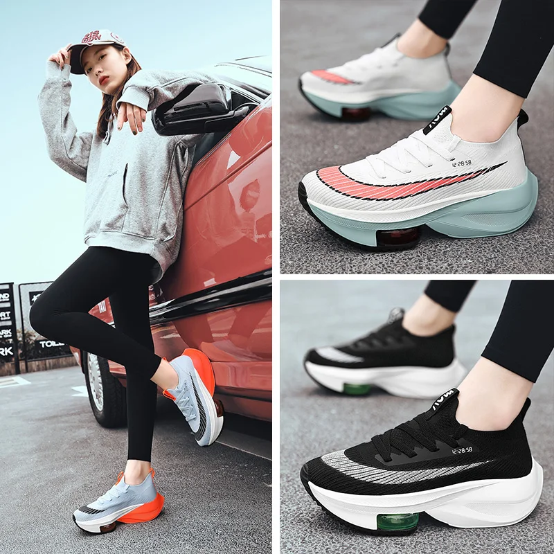 

2020 women's sneakers white casual thick-soled sneakers lightweight fashion women's sneakers running race walking sneakers