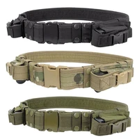classic tactical quick combat belt outdoor hunting durable mens belt quick release belt 2 in 1 3414