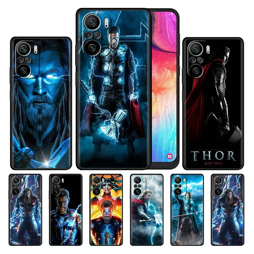 

Thor Stormbreaker Marvel Heroes Phone Case for Xiaomi Redmi Note 10 11 Pro 9 9S 9T 8 8T 7 Cover 9C 9A 8A 7A K40 K30Pro Coque Bag