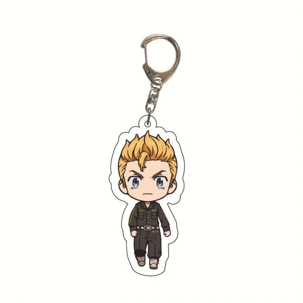 Anime Tokyo Avengers Original Keychain Revengers Hanagaki Budo Figures Cosplay key Chain Ring Car Keyring Accessories Gift | Украшения и