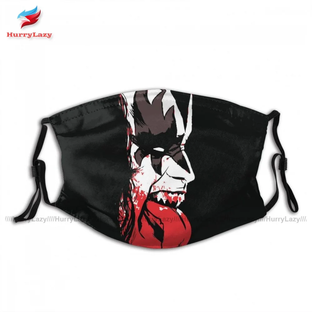 

Reuse Adult Kiss Band Face Mouth Mask Fantasy Cloth Cool Designs Facial Mask With Filter