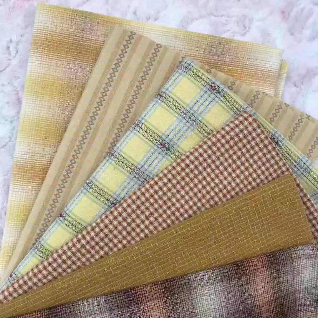 Сделано кукольная одежда японский пэчворк материалы для рукоделия разноцветная