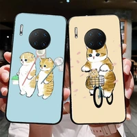 yinuoda funny cartoon cat phone case for huawei mate 20 10 9 40 30 lite pro x nova 2 3i 7se