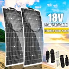 Макс. 800 Вт солнечная панель 18 в ПЭТ Гибкая солнечная система комплект солнечных панелей полная Автомобильная батарея Солнечное зарядное устройство для дома и улицы RV