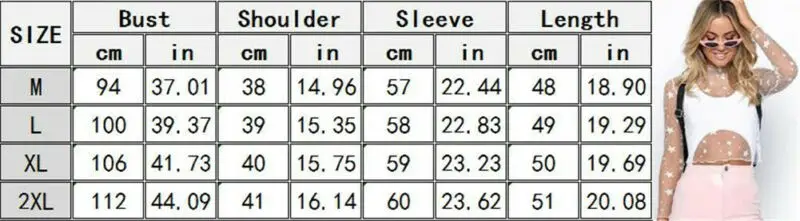 Женские Модные сетчатые прозрачные короткие футболки со звездами сексуальные