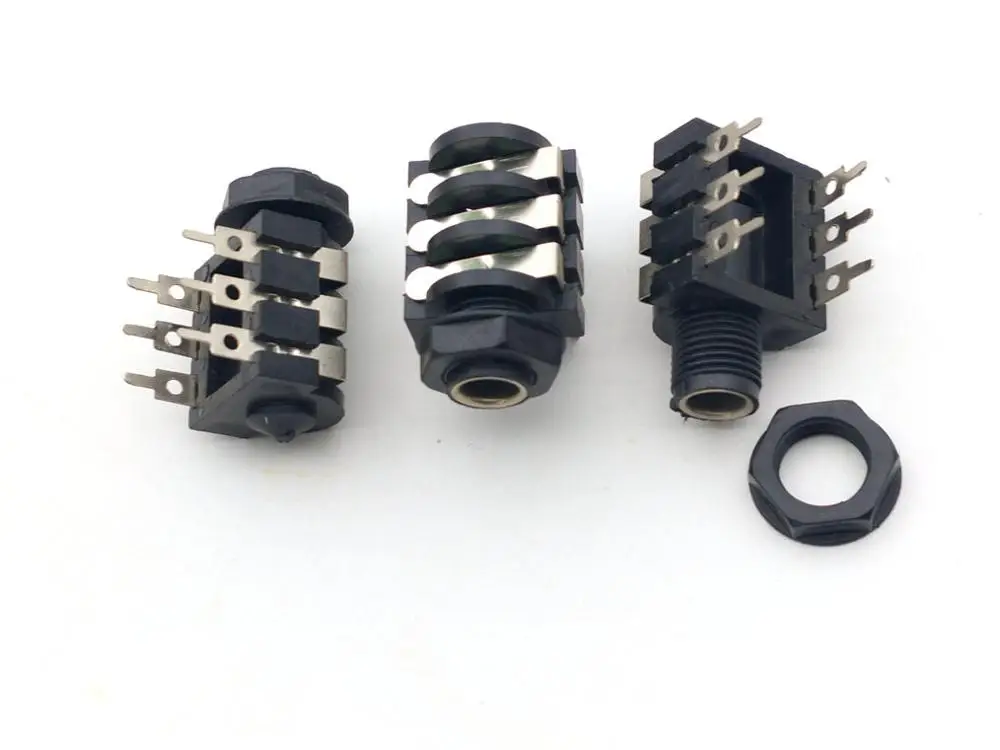 6 35 мм стерео видео Разъем Панель PCB для разъем наушников|Соединители| |