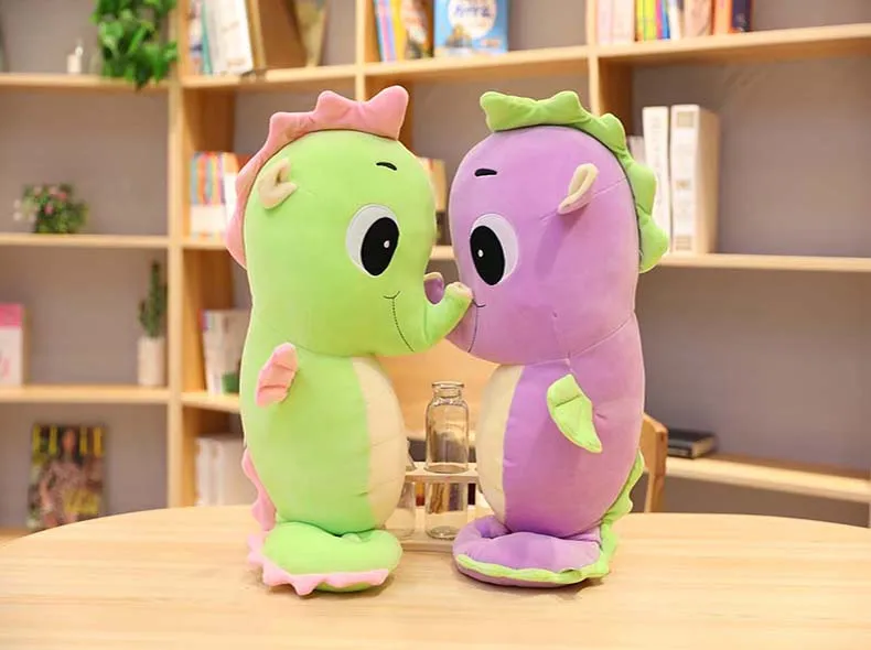 1 шт. epacket мягкая Kawaii Seahorse плюшевая подушка животное плюшевая игрушка для детей креативный дом Рождественский подарок-украшение для девочки