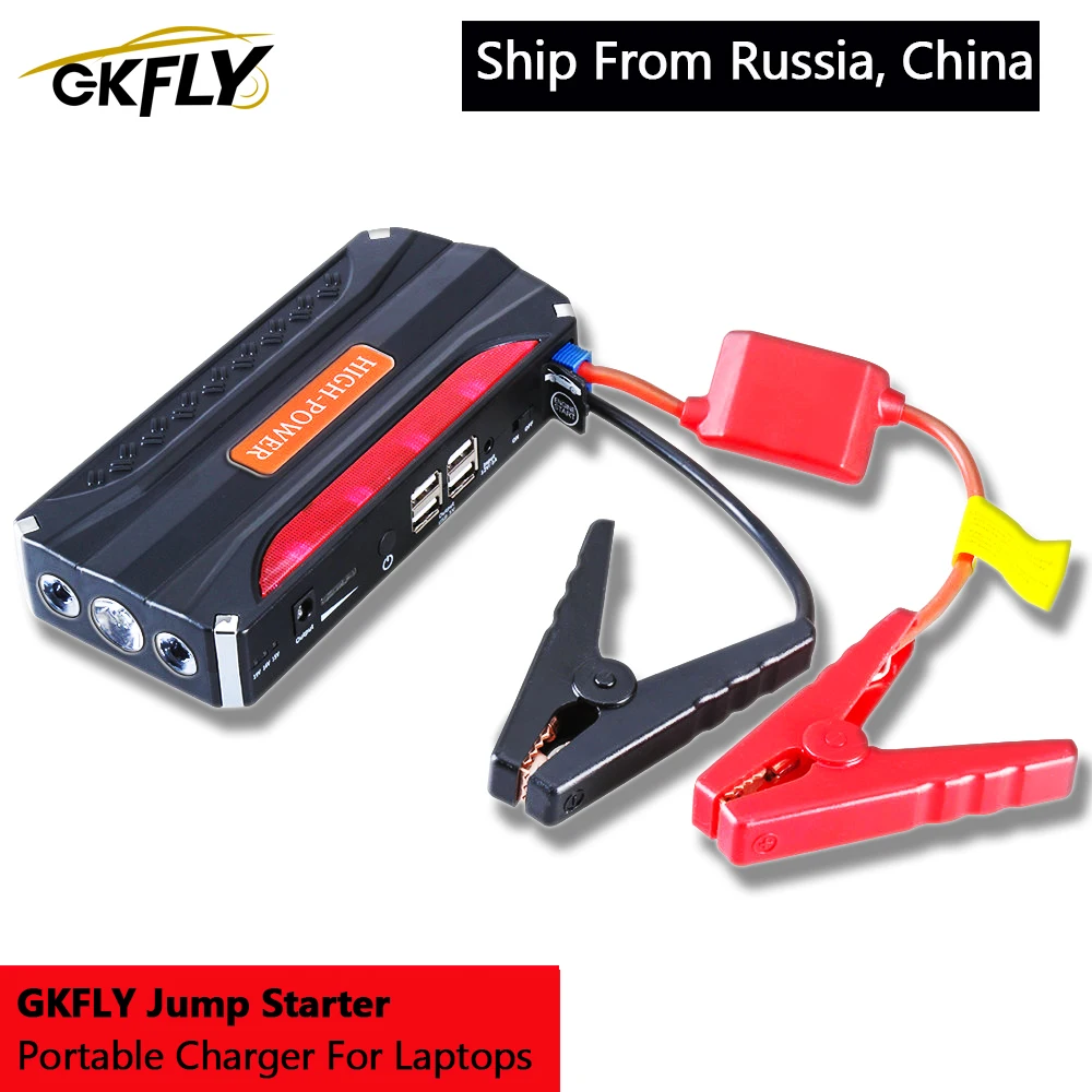 

GKFLY Emergency Car Jump Starter Power Bank 600A 12V Portable Starting Device Booster Diesel Car Charger For Car Battery Buster