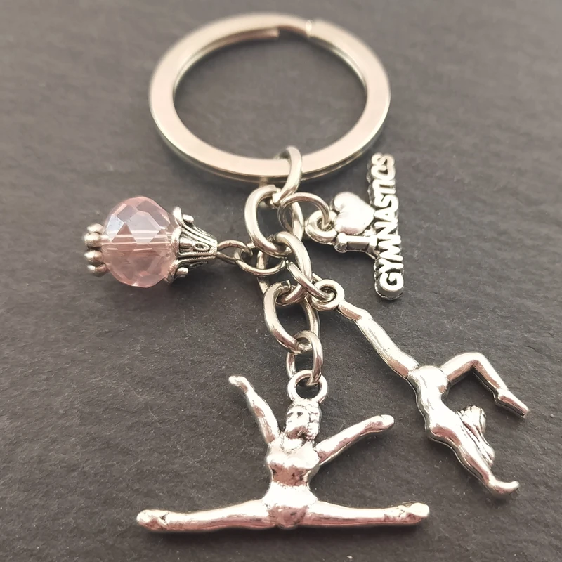 1 шт. Женский гимнастический брелок с кулоном в виде сердца | Украшения и