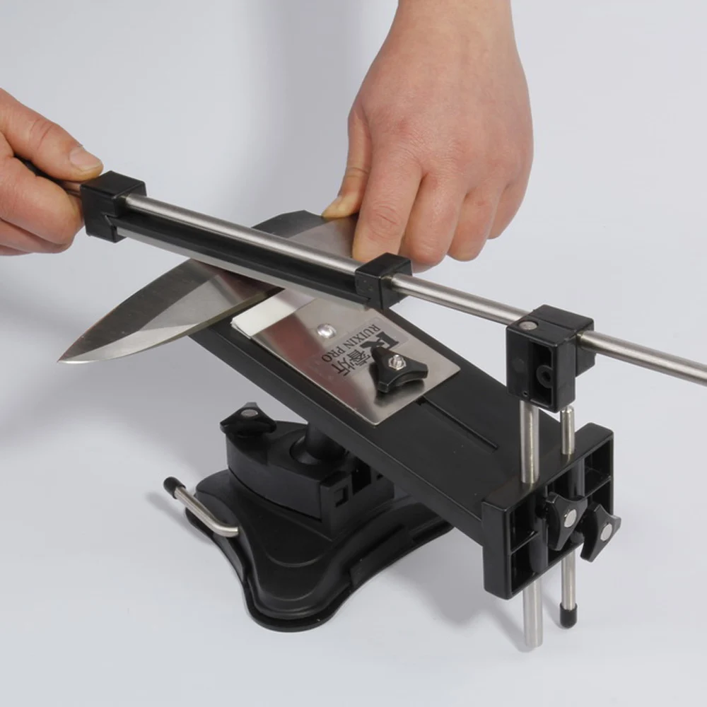 

Upgraded Version Fixed-angle Knife Sharpener Professional Kitchen Knife Sharpener Kits System 4 Sharpening Stones