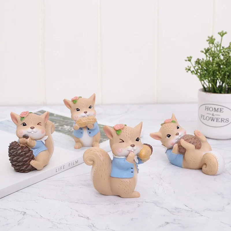 

Birthday Cake Dessert Toppers Decoration Lifelike Animal Crafts DIY Garden Dollhouse Desk Decor