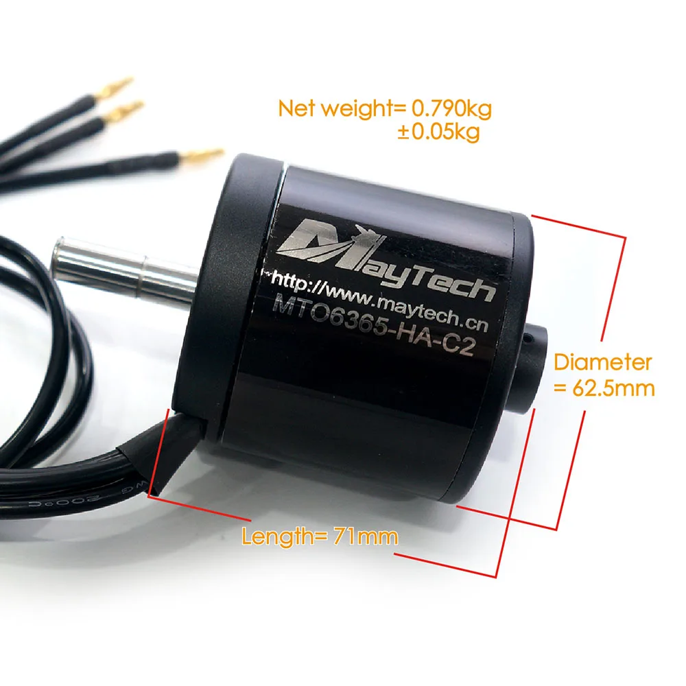 Maytech маунтинборд Электрический внедорожный скейтборд мотор 6365 170KV 10 мм вал